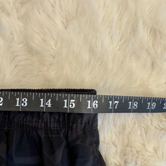 Calvin Klein Black Swim Shorts Allover Monogram Logo Large - Picture 12 of 13